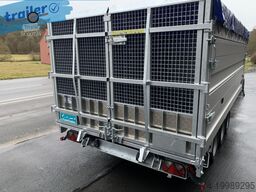 TwinTrailer Kipper & Transporter TR3540 402x192cm Höhe: 140cm 3,5t.