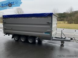 TwinTrailer Kipper & Transporter TR3540 402x192cm Höhe: 140cm 3,5t.