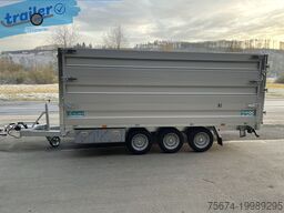 TwinTrailer Kipper & Transporter TR3540 402x192cm Höhe: 140cm 3,5t.