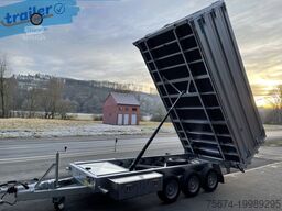 TwinTrailer Kipper & Transporter TR3540 402x192cm Höhe: 140cm 3,5t.