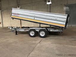 Möslein TTD11- BA Verzinkt  neuer Tandem 3- Seitenkipper Tiefladermit Bordwand- Aufsatz-- Neufahrzeug --