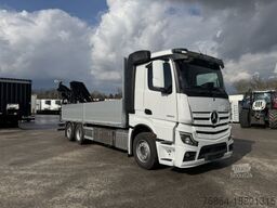 MERCEDES-BENZ ACTROS 2653, RETARDER, PRITSCHE, HIAB HIPRO 232 ES5