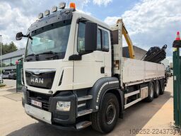 MAN TGS 35.440 8x4 TRIDEM PRITSCHE + KRAN HIAB 288 ...