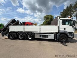 MAN TGS 35.440 8x4 TRIDEM PRITSCHE + KRAN HIAB 288 ...