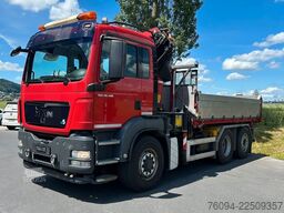 MAN TGS 28.480 6x4-4 ALLRAD KRAN 19m SEILWINDE Wechs
