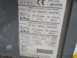 Skyjack SJ III 3219 elektr. Hebebühne AH 7,80 m