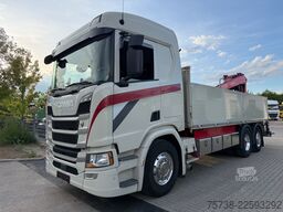 SCANIA R500 6x2*4 Baustoff Fassi 215/Retarder/Vollluft