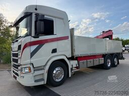 SCANIA R500 6x2*4 Baustoff Fassi 215/Retarder/Vollluft