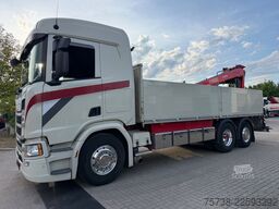 SCANIA R500 6x2*4 Baustoff Fassi 215/Retarder/Vollluft