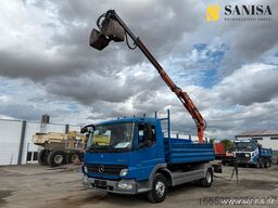 Autoutilitară basculantă trilaterală MERCEDES-BENZ Atego 818/918/MEILLER 3.S-Kipper/TEREX 65.2-A2L