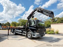 DAF CF 6x2 lift/lenk Abrollkipper KRAN 22m FUNK