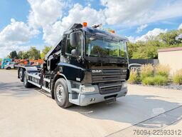 DAF CF 6x2 lift/lenk Abrollkipper KRAN 22m FUNK