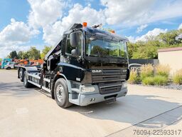 DAF CF 6x2 lift/lenk Abrollkipper KRAN 22m FUNK