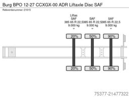 Burg BPO 12-27 CCXGX-00 ADR Liftaxle Disc SAF