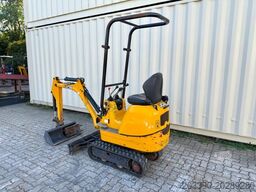 JCB 8008 CTS, 2020 BJ, 576 BH, 2 x Löffel