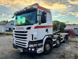Scania G480 8x2 Hooklift Truck with Crane Hydraulics WATC