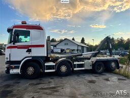 Scania G480 8x2 Hooklift Truck with Crane Hydraulics WATC