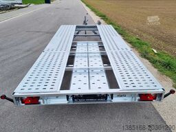 Martz 2,7t 4,5m mit Seilwinde Auto Anhänger Trailer KFZ Transporter