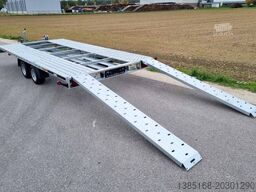 Martz 2,7t 4,5m mit Seilwinde Auto Anhänger Trailer KFZ Transporter
