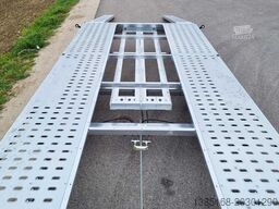 Martz  2,7t  4,5m mit Seilwinde Auto Anhänger Trailer KFZ Transporter