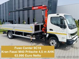 Fuso Canter 9C18 Fassi M40 Pritsche 4,5 m