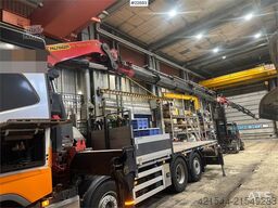 Volvo FH 500 8x2 crane truck w/ 78t/m crane and jib. WAT