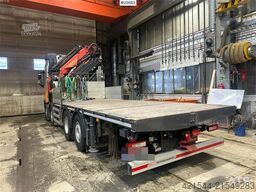 Volvo FH 500 8x2 crane truck w/ 78t/m crane and jib. WAT