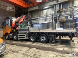 Volvo FH 500 8x2 crane truck w/ 78t/m crane and jib. WAT