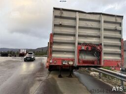 Vang SHSL 4 axle machine trailer w/ hydraulic driving b