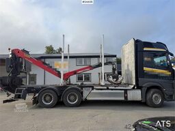 Mercedes-Benz Actros 6x4 timber truck with Epsilon M12L timber c