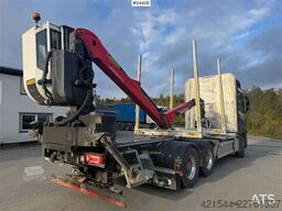Mercedes-Benz Actros 6x4 timber truck with Epsilon M12L timber c