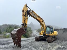 Komatsu PC350LC-8 Excavator w/ Digging Bucket WATCH VIDEO