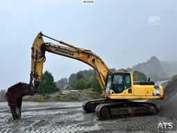 Komatsu PC350LC-8 Excavator w/ Digging Bucket WATCH VIDEO