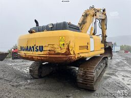 Komatsu PC350LC-8 Excavator w/ Digging Bucket WATCH VIDEO