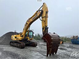 Komatsu PC350LC-8 Excavator w/ Digging Bucket WATCH VIDEO