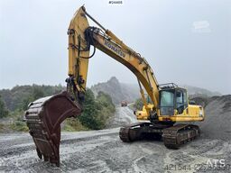 Komatsu PC350LC-8 Excavator w/ Digging Bucket WATCH VIDEO