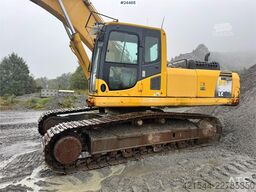 Komatsu PC350LC-8 Excavator w/ Digging Bucket WATCH VIDEO