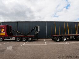 Scania R 580 V8 8X4 LOGTRANSPORT COMBI WITH KESLA 2112...