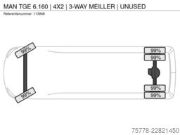 MAN TGE 6.160 | 4X2 | 3-WAY MEILLER | UNUSED