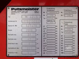 Volvo FMX 450 8X4 EURO 6 PUTZMEISTER M42-5 PROLINE LO...