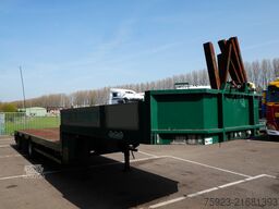 Nooteboom 3 axle semi low loader extendable