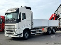 Volvo FH 460 6x2 Baustoff-Pritsche Palfinger/Fassi m...