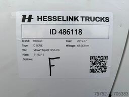 Renault D180 Koffer 68.062KM!