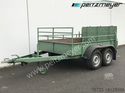 Tandem-Tieflader 2,8 t. mit Doppelrampe