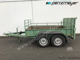 Tandem-Tieflader 2,8 t. mit Doppelrampe