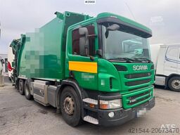 Scania P340 6x2 Refuse truck w/ Crane.