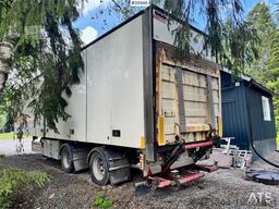 Limetec 2 axle City trailer w/ full side opening.
