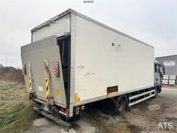 MAN TGL 12.210 4x2 box truck with full side opening