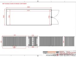 Elipo® Container Lagercontainer Materialcontainer 6m x 2m