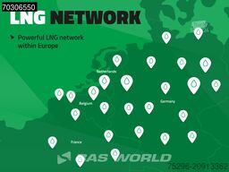 Volvo FH 460 6X2 LNG Engine! curtainside combination ...